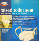 raised toilet seat